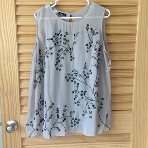 EMMA,  light weight dress shirt, 2X, NWT